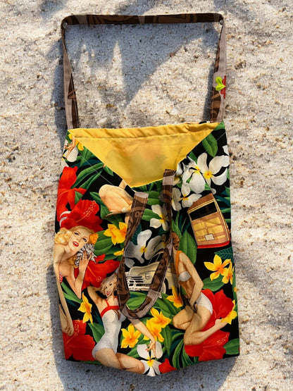 Aloha Girls Pin Ups Tote Bag