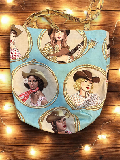 Country Pin Ups Tote Bag