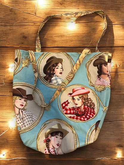 Country Pin Ups Tote Bag