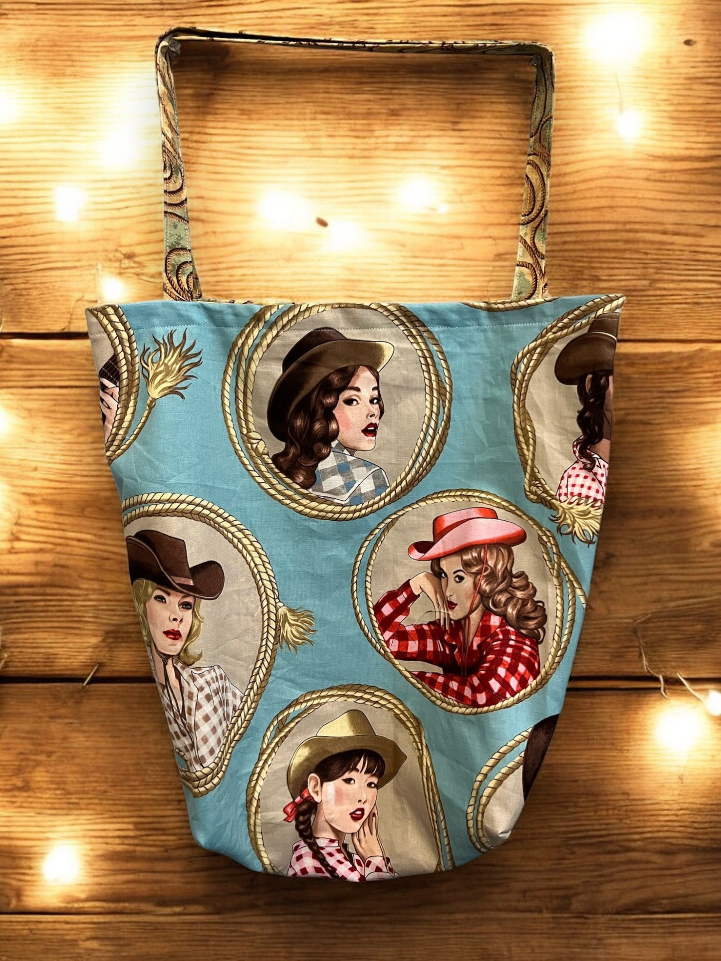 Country Pin Ups Tote Bag