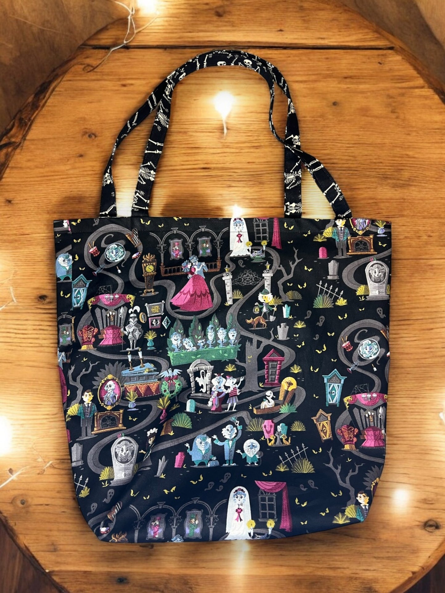 Reversible Haunted Tote Bag